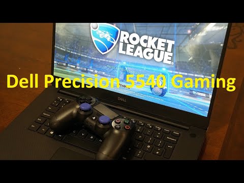 Gaming on Dell Precision 5540 T1000 (Like XPS 15 7590 2019) Rocket League Game Performance Test