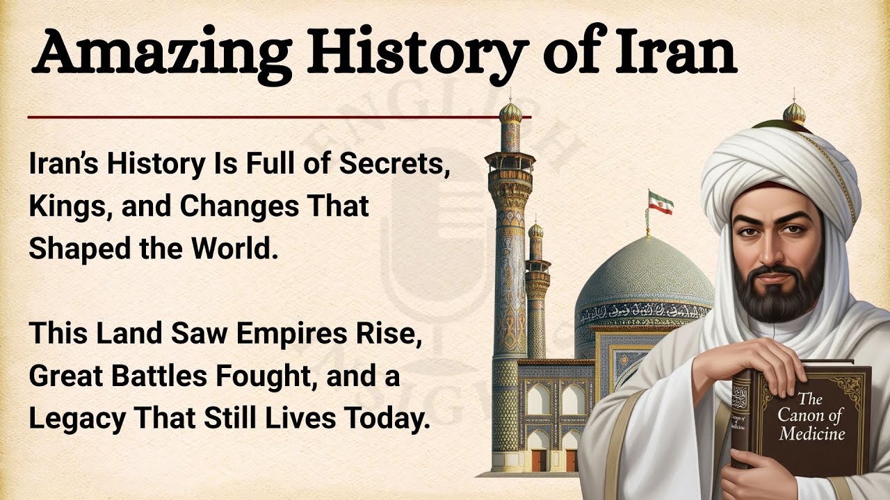 EN The Amazing History of Iran | 🇮🇷 Learn English Through Story Level 2 | Graded Reader