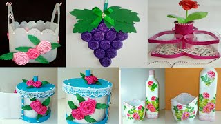 Diy 5 Manualidades Con Reciclaje Fácil y Útil - EASY RECYCLED PROJECTS - Manualidades para el Hogar