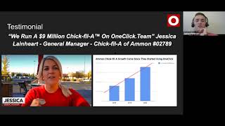 OneClick App - Chick-fil-A Team Management Software Webinar Demonstration screenshot 2