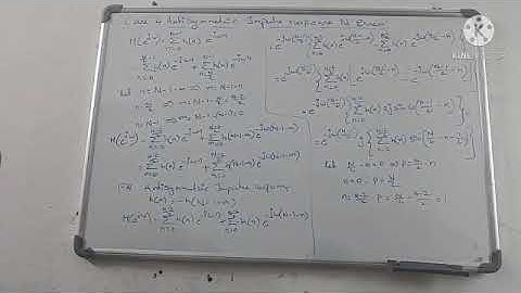 FIR Filters -Antisymmetric Impulse response N Even