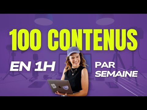 Je crée 100 contenus par mois : voici combien de temps j'y passe réellement