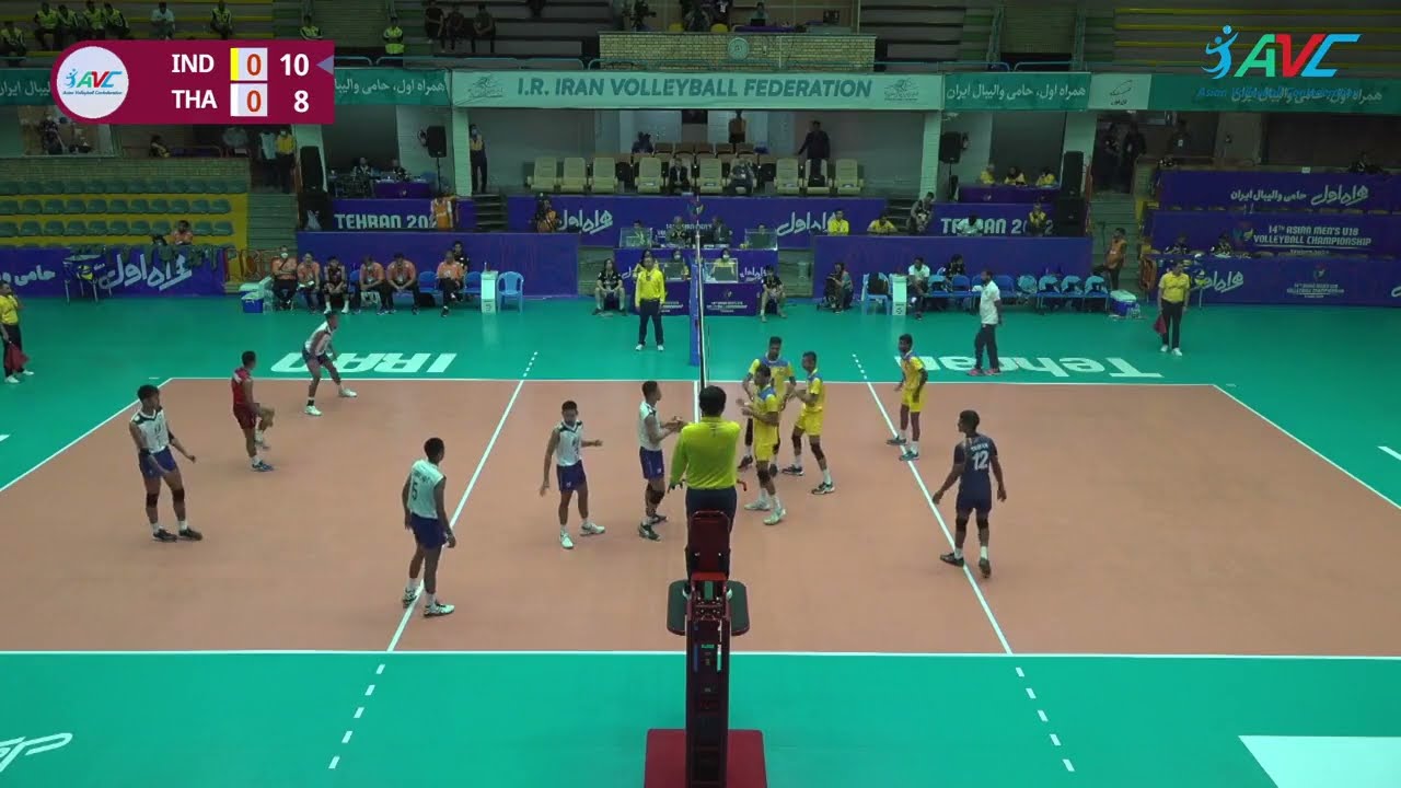 India Vs Thailand Asian Men S U18 Volleyball Championship 22 Youtube
