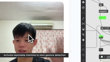 MaxMSP | Gesture-Based Interactive Music Performance with Teachable Machine
