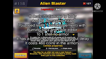Pixel gun 3D is alien blaster still good ?