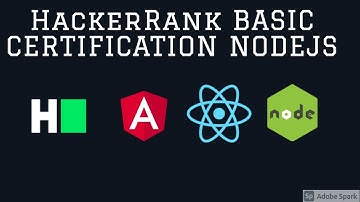 HackerRank Node JS Basic Certification Part-1