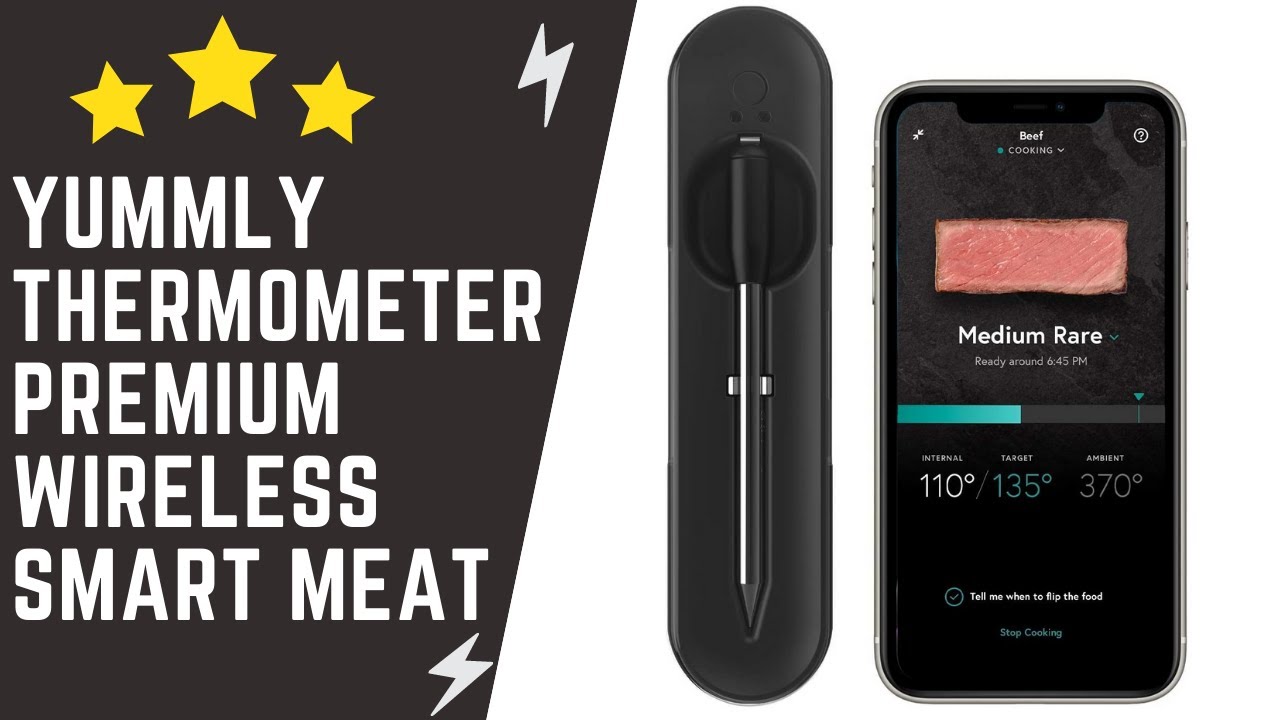 Yummly Premium Wireless Smart Meat Thermometer with Long Range