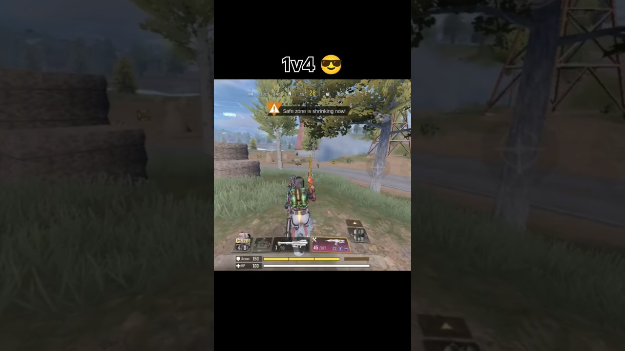 1v4 😎 | Solo v Squad - Season 1 Frozen Abyss Shorts Video 