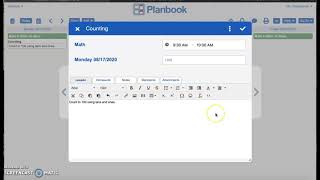 Planbook: Lesson Plans