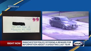 Manchester police offering reward for information about shooting last year