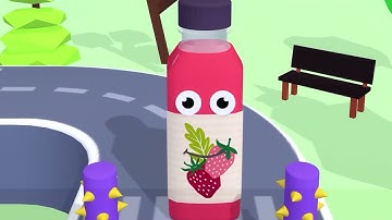 Juice Run Games All Levels Gameplay Android IOS, Walkthrough Mobile Bottle Run