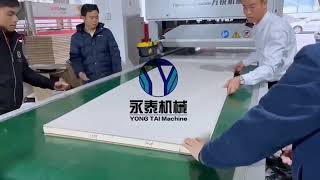 MDF PVC PUR Glue Furniture Design Profile Wrapping Wood Machine