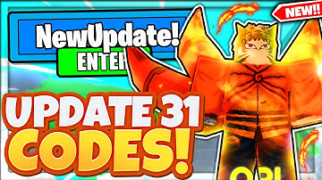 ALL NEW *UPDATE 31* CODES In Roblox Anime Clicker Simulator!