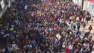 Protest in South Africa against illegal immigration