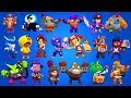 All Skins With Animation in Brawl Stars