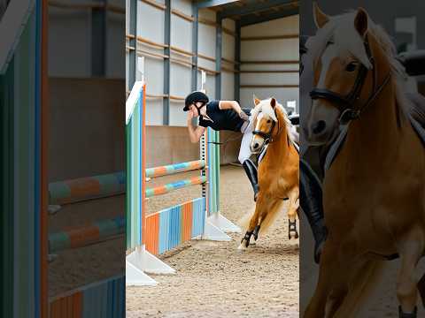 POV: me to my pony I’m jumping the fence with or without you lol 😂 #showjumping #ai #horsegirl
