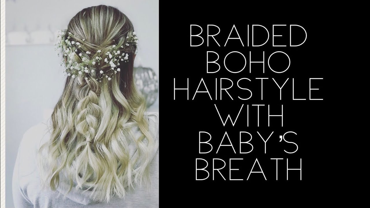 Wedding Hair Accessory Perfect For The Boho Bride, Silver Or Gold Baby's  Breath Hair Vine