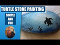 (62) TURTLE STONE PAINTING