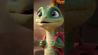 Cute Animated Lizard Adventure 🦎✨ #Shorts #Animation #3DAnimation