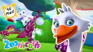 April Fool's Day! 💖 40-Min Compilation | Zoonicorn | Cartoon for Kids