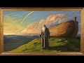 Peaceful Noah Rainbow Covenant TV Art | 4K Screensaver | Landscape Oil
