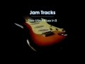 Slow minor blues guitar backing track
