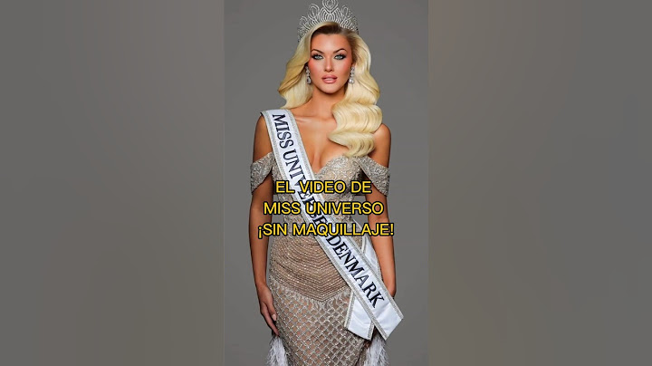 EL IMPACTANTE VIDEO DE MISS UNIVERSO SIN MAQUILLAJE!!! #shorts #missuniverso #certamen