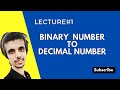 Binary to Decimal | Conversion of Binary into Decimal Number #binary #decimal #maths #2022