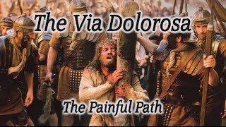 Video: Jesus' path to the Cross in Golgotha (Via Dolorosa, 14 Stations) - HolyLandSite