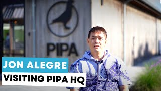 Jon Alegre s visit to PIPA