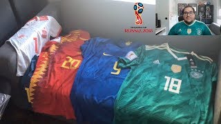 MIS CAMISETAS DE FÚTBOL PARA EL MUNDIAL 2018!