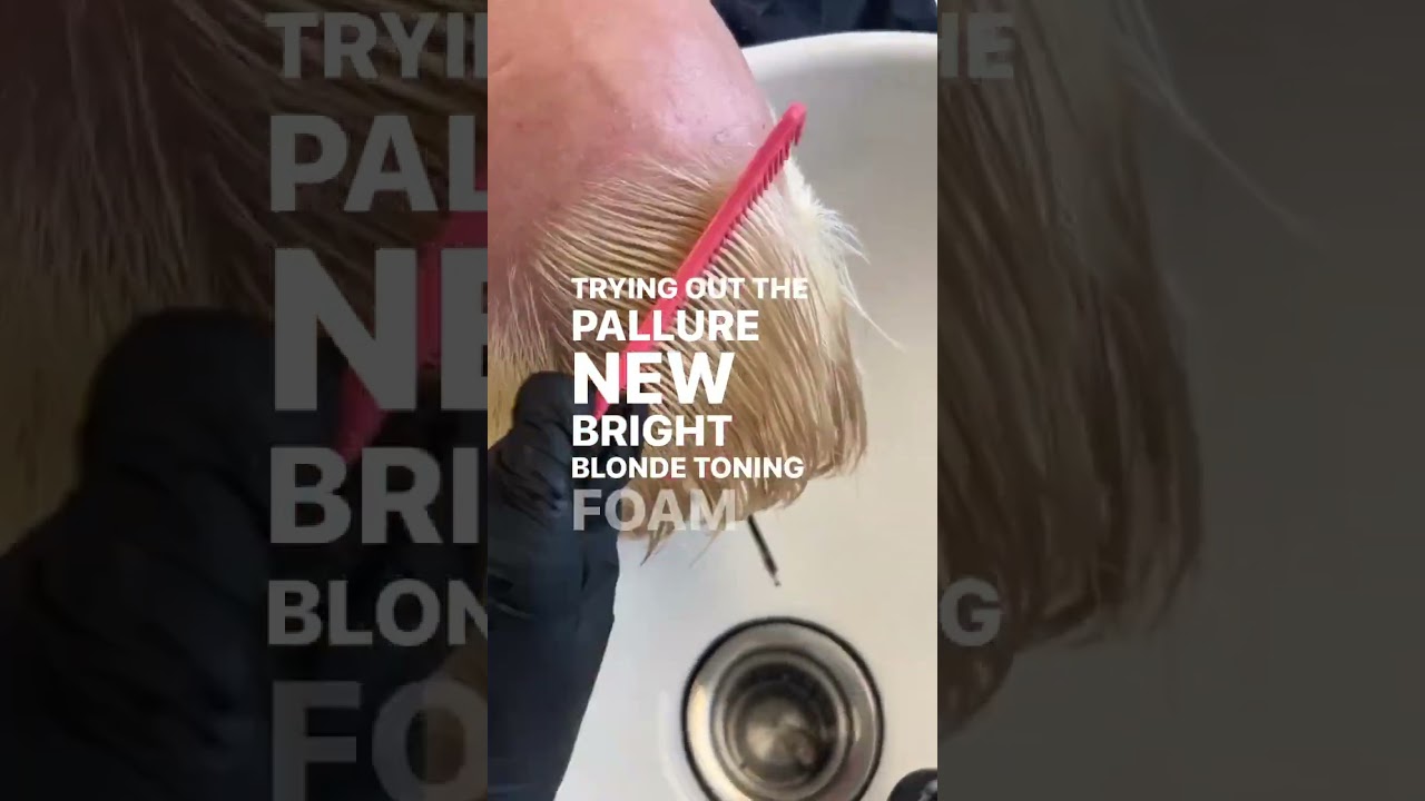 Pallure Bright Blonde Foam is essential 💜