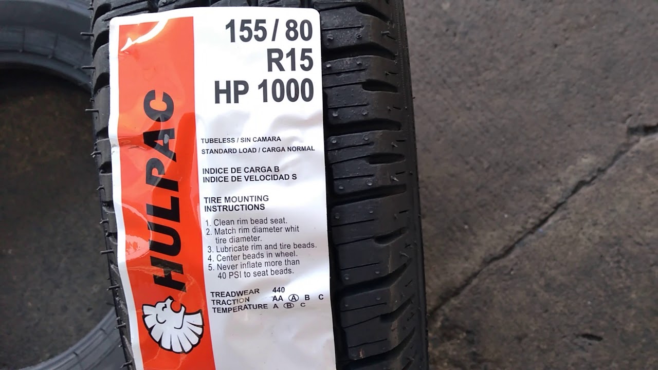 Llanta Hulpac Para Vocho VW Sedan 155/80r15