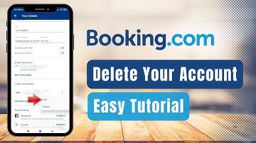 How to Delete Account Booking.com !