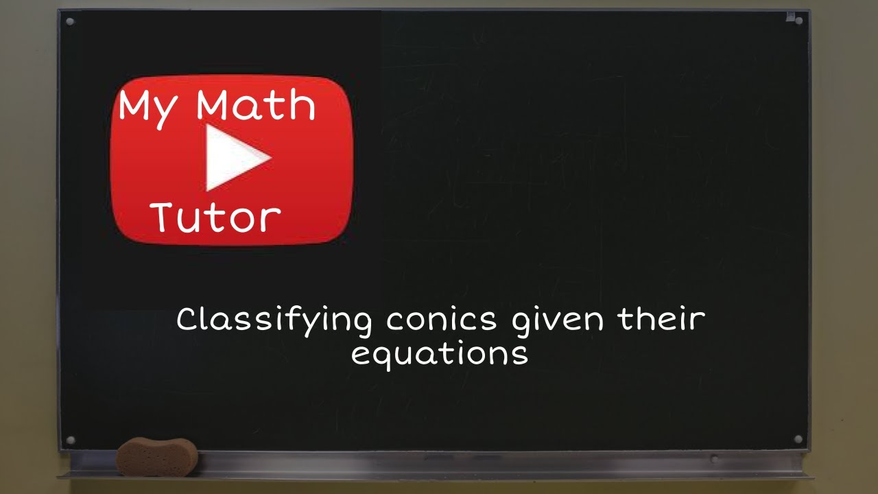 ALEKS | Classifying conics given their equations