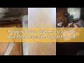 Review Meco Stakmore Stylish Durable Versatile Square Solid Wood Scalloped Edge Compact Folding Trad