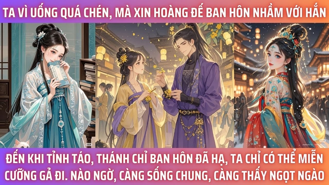 TA VÌ UỐNG QUÁ CHÉN, MÀ XIN HOÀNG ĐẾ BAN HÔN NHẦM VỚI HẮN. ĐẾN KHI TÍNH TÁO, THÁNH CHỈ BAN HÔN ĐÃ HẠ