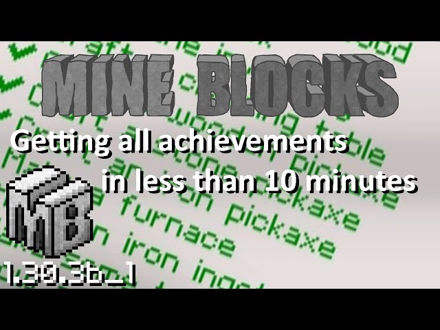 Mine Blocks on X: Mine Blocks 1.30 is on its way! :D Here's a video  announcing the release date! 🎉 Also, how do you like my block-based  lettering? #MineBlocks  / X
