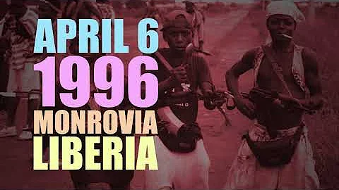 Liberia April 6, 1996 - Charles Taylor & Alhaji G....