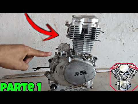 COMO DESARMAR Y ARMAR UN MOTOR 4 TIEMPOS DE MOTOCICLETA / 125,150,200,250 - PARTE 1