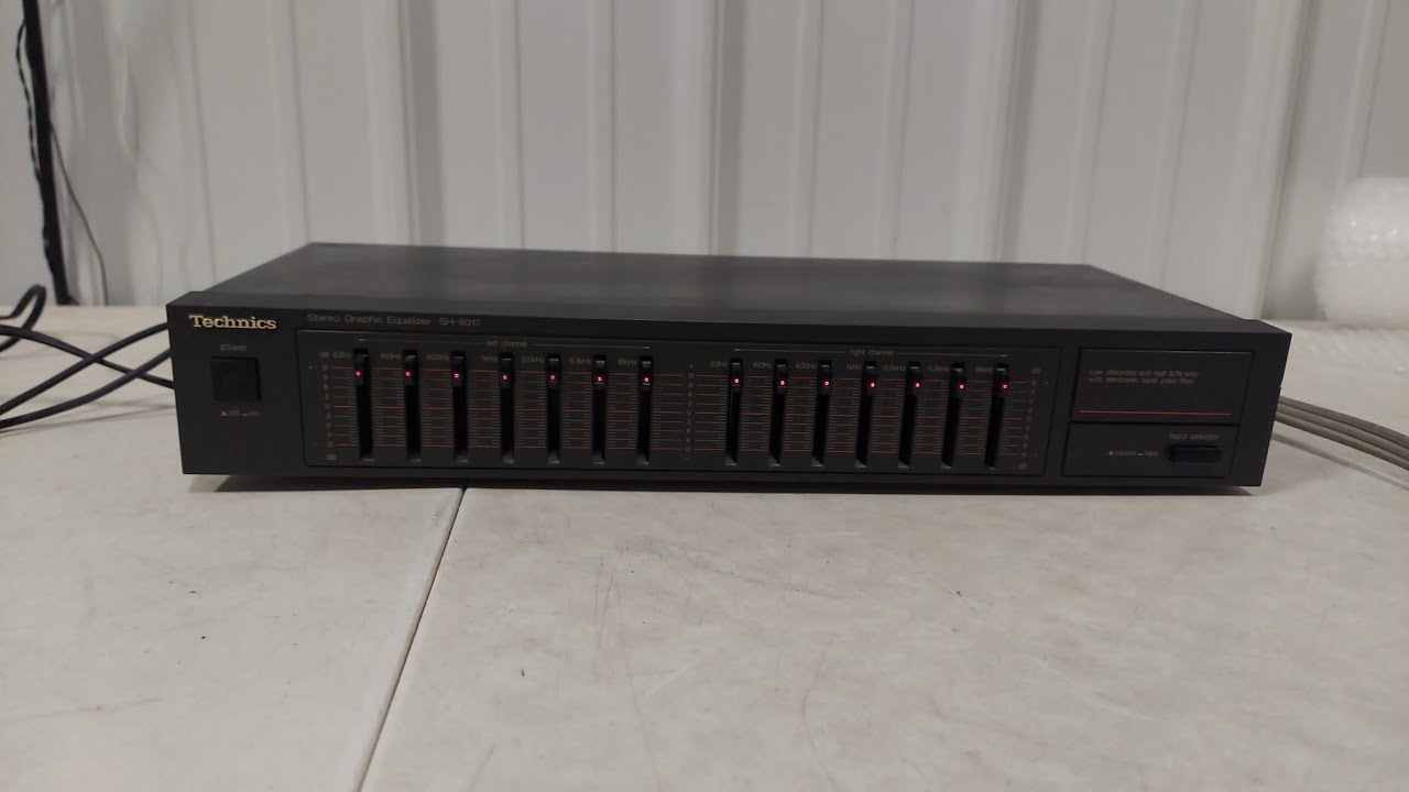 Technics SH-8017 7-Band Stereo Graphic Equalizer – 1988 Japan