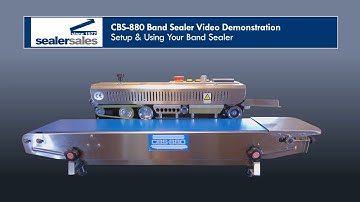 Sealer Sales CBS-880 Set-up