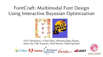 FontCraft: Multimodal Font Design Using Interactive Bayesian Optimization