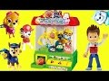 Paw Patrol Play Anpanman Waku Claw Machine For Toys Rubble Is Trapped Inside Fizzy Toy Show 