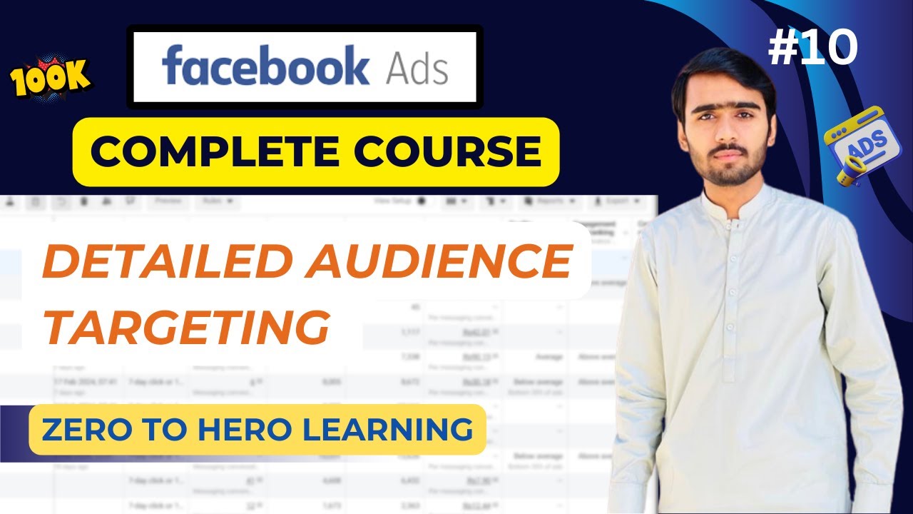 Detailed Audience Targeting on facebook Ads | Facebook ads course | #10 ...