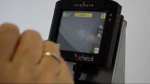 Vision system V check for Leibinger CIJ printer product information