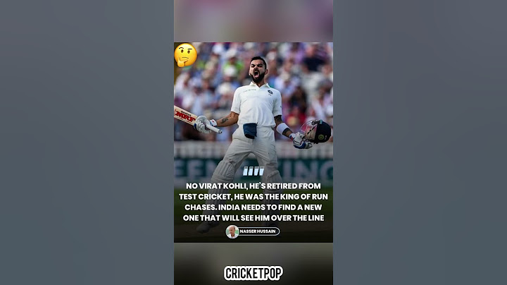 Nasser Hussain On Virat Kholi ❤️