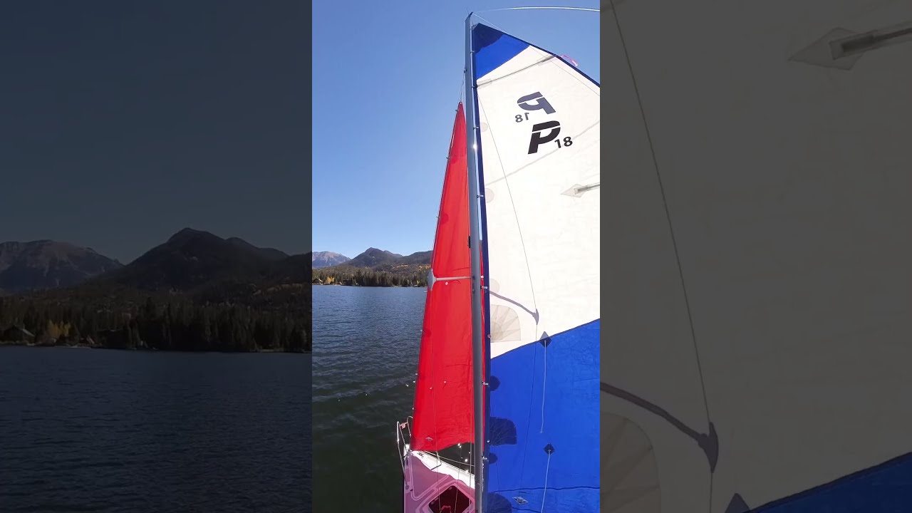 Grand Lake Colorado #lakesailing #saillife #sailing #coloradosailing