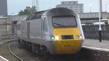 East Coast HST 43309 Arrives At Hull Paragon From London Kings Cross