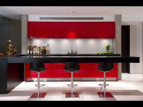Diseño de cocinas modernas con islas flotantes youtube Desayunadores modernos
